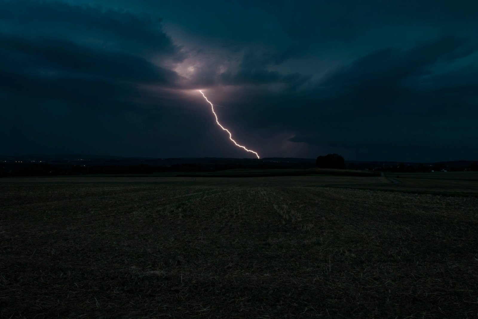 Lightening Bolt in a Storm Photo by Daniel Buchmaier